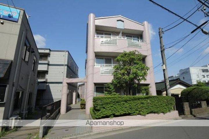 埼玉県狭山市祇園の賃貸マンションの外観