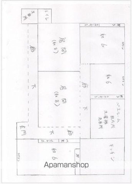 栃木県足利市新宿町(一戸建)の賃貸物件戸建ての間取り