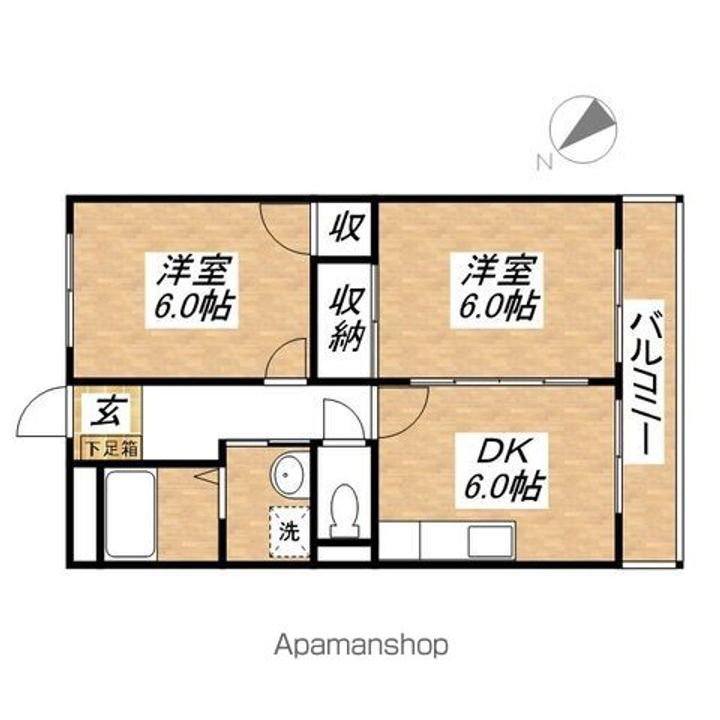 ロザージュⅡの間取り