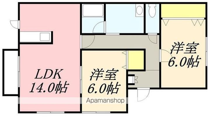 グローリィー志海苔の間取り
