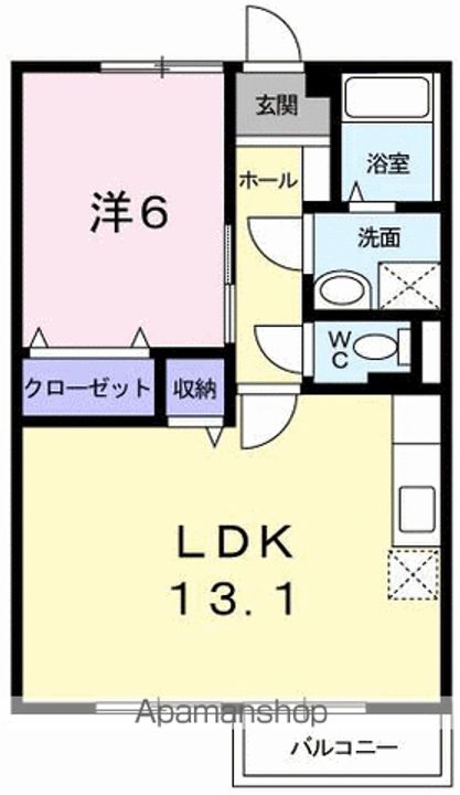 グリーンフラットの間取り
