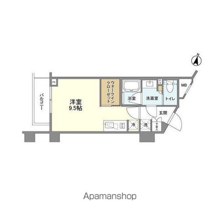 ザ・パークハビオ柿の木坂の間取り