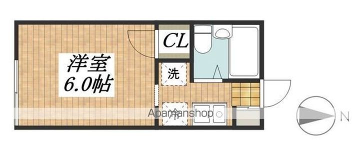 東京都世田谷区赤堤5丁目の賃貸アパートの間取り
