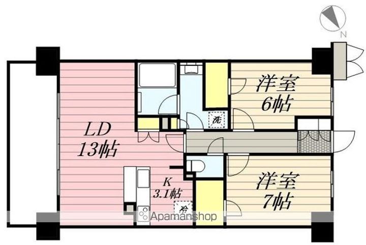 ROYALPARKS船橋の間取り