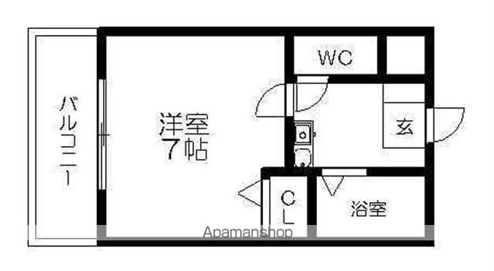 エクスランス月見坂の間取り