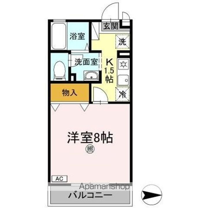 ベルシャトル B棟の間取り