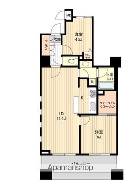 HF銀座レジデンスEASTの間取り
