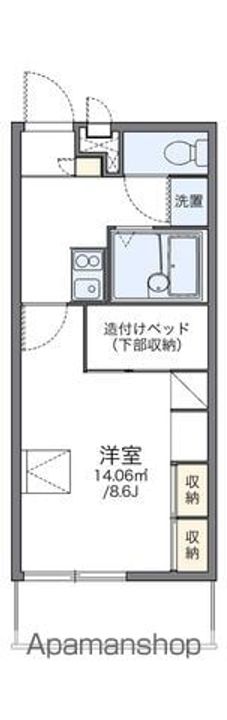 レオパレスボヌールの間取り