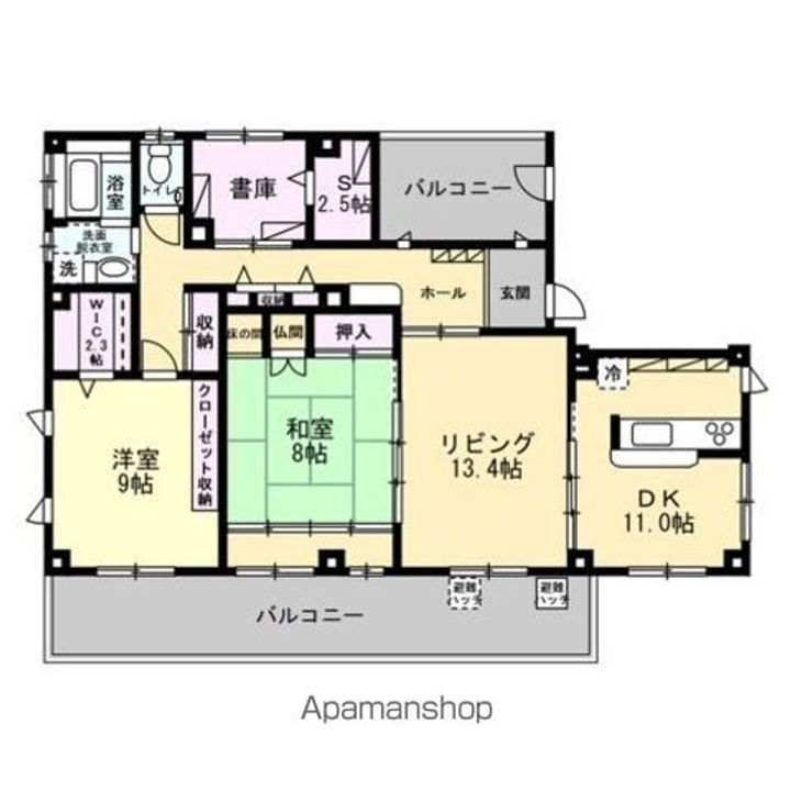LAPORTEの間取り