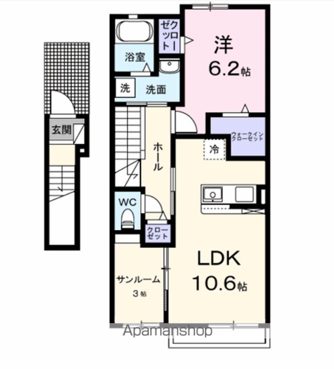 シエルセランⅡの間取り