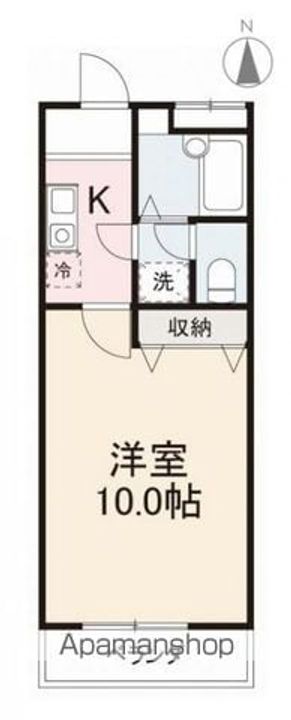 香川県高松市太田上町の賃貸マンションの間取り