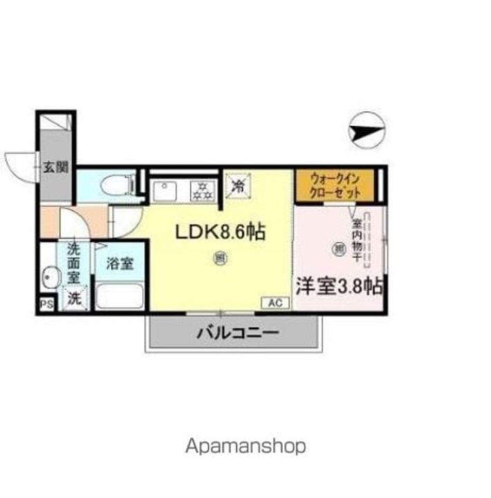 シャトル古市の間取り