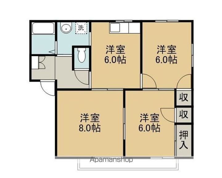 メゾン井手Ⅲの間取り