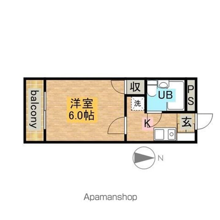 グリーンヒル303の間取り