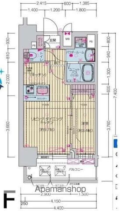 プレサンス桜山駅前アフォードの間取り