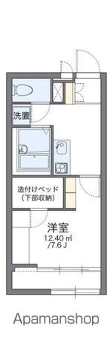 レオパレス金堀台Ⅰの間取り