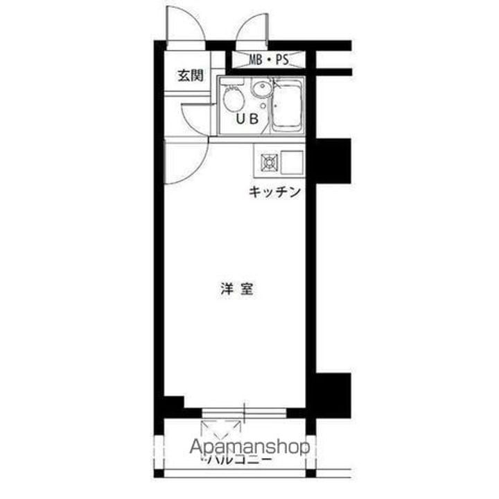 ライオンズマンション中野第3803の間取り