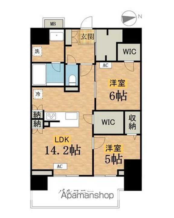ラグゼナ八王子寺町の間取り