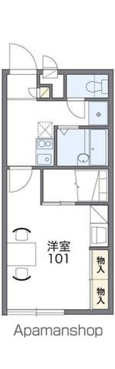 レオパレスグレイス102の間取り