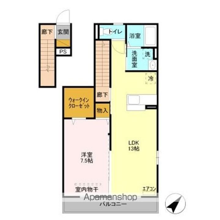 サークルレイ喜沢の間取り