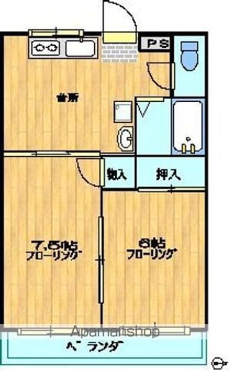 メゾンソレイユの間取り
