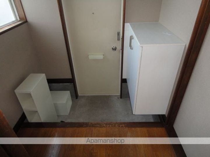 コーポパークサイドⅡの玄関