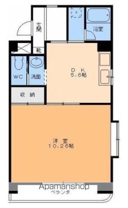 クオリア高砂502の間取り