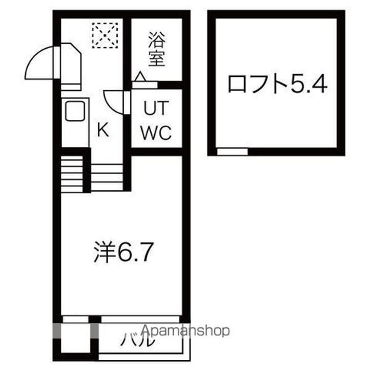 LINO HOLOMUA壱番館201号室の間取り