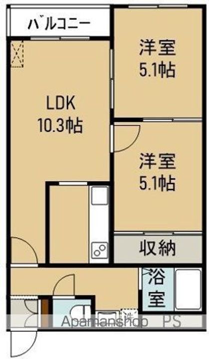 ル・ノール人見町の間取り