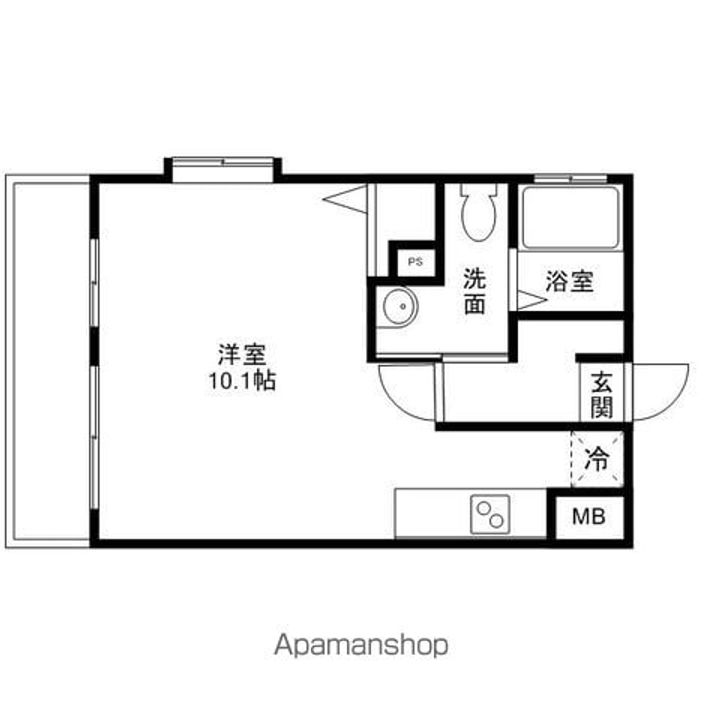 ピュアドームアルカサール平尾の間取り