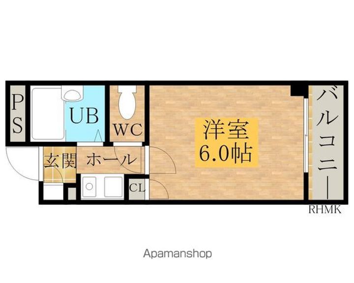 ドミール小松里の間取り