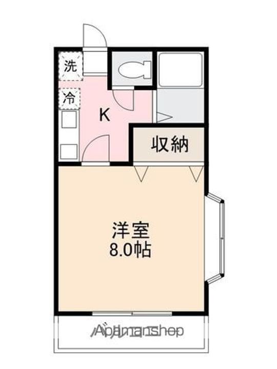 香川県さぬき市鴨庄の賃貸アパートの間取り