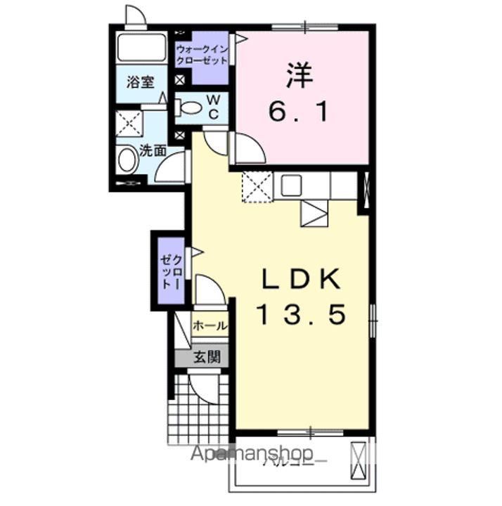 サンフィオーレ Aの間取り