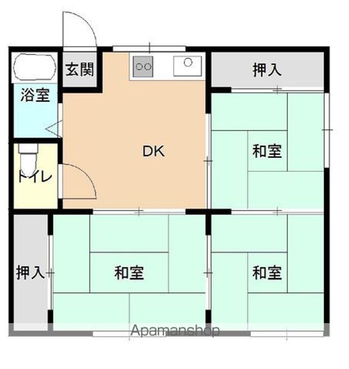 コーポアイ202の間取り