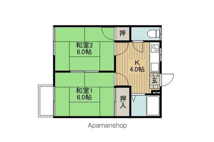 フォーブル赤沼201の間取り