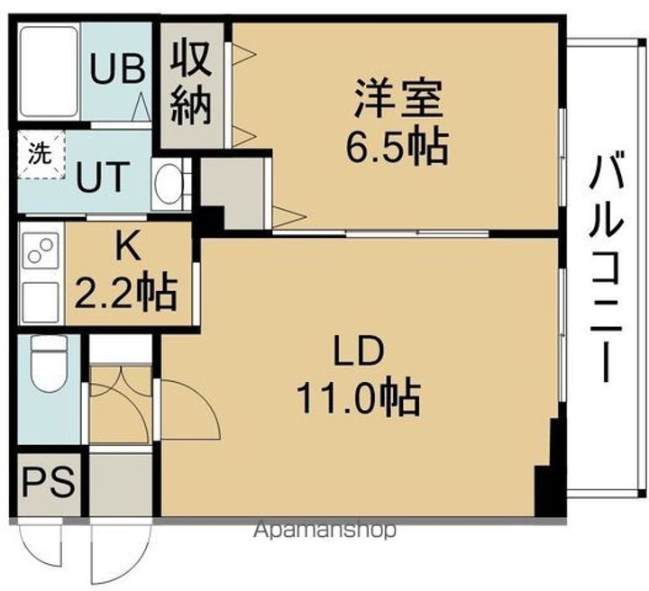 リベア的場の間取り
