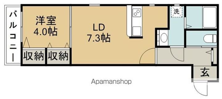 メゾンエスポワール成田町の間取り