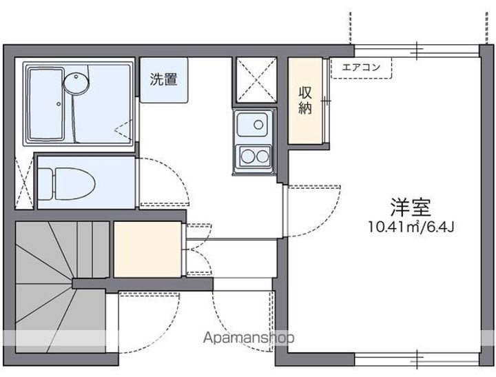 レオネクスト松蔭102の間取り