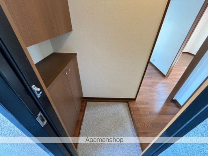 滋賀県湖南市中央5丁目の賃貸アパートの玄関