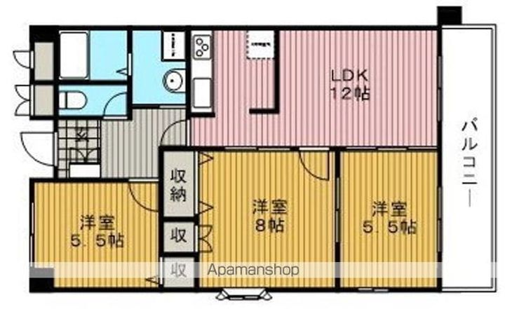 アビタシオンⅢの間取り