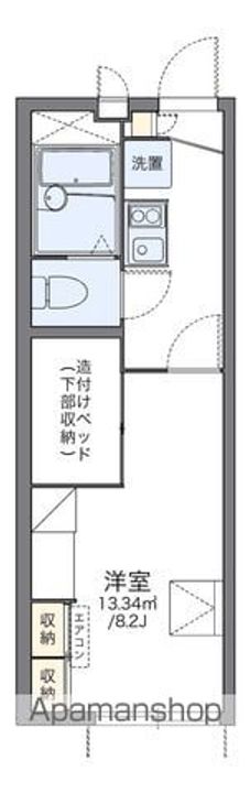 レオパレスパストラーレⅡ210の間取り