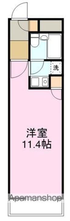 宮城県仙台市青葉区大町2丁目の賃貸マンションの間取り