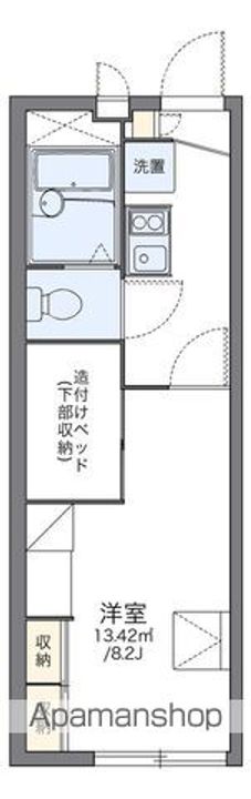 レオパレスエスポワール108の間取り