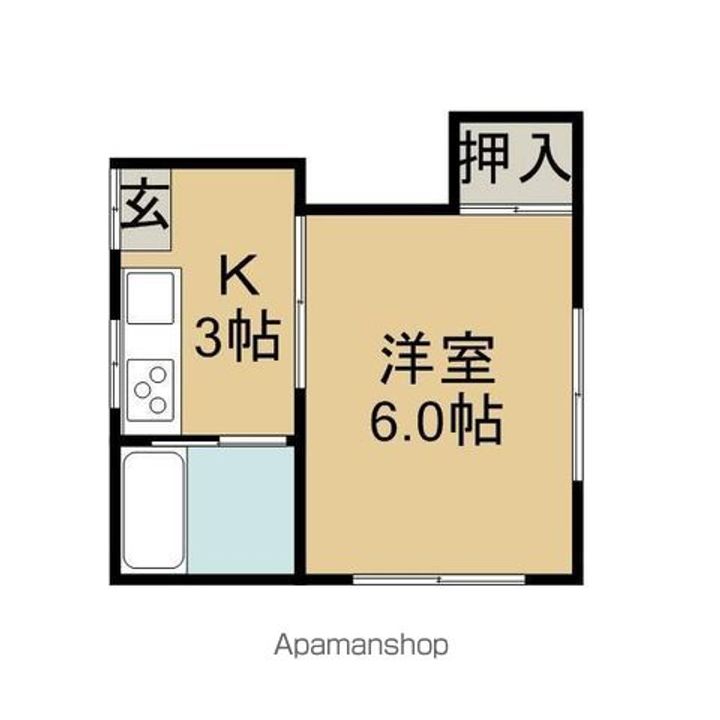 コーポ一栄の間取り