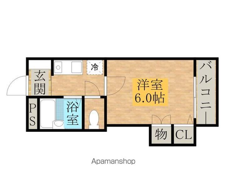 シャルマンフジ東岸和田弐番館302の間取り