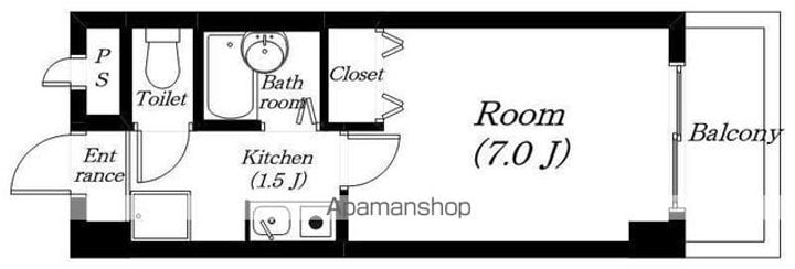 ベルメゾン205の間取り