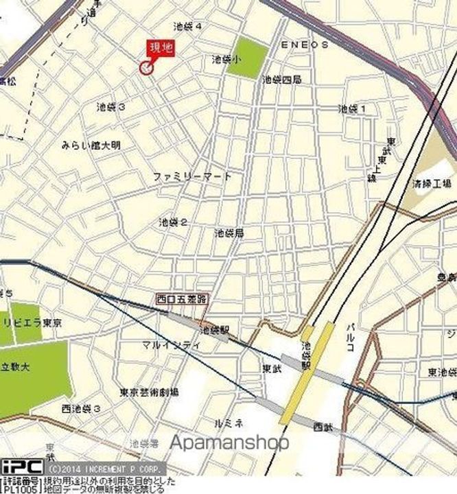 イスト池袋の周辺