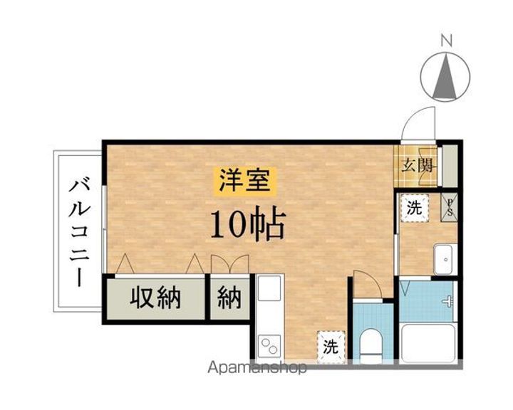 グランコート高尾町302の間取り