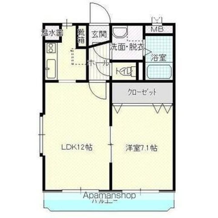 ユーミー伏石の間取り