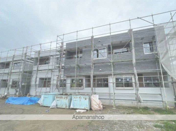 岡山県岡山市北区宿の賃貸アパートの外観